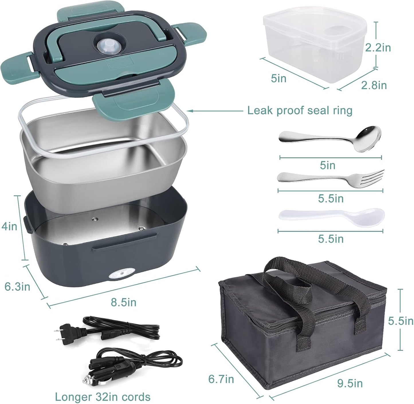 HeatMate Portable™  - Electric Lunch Box