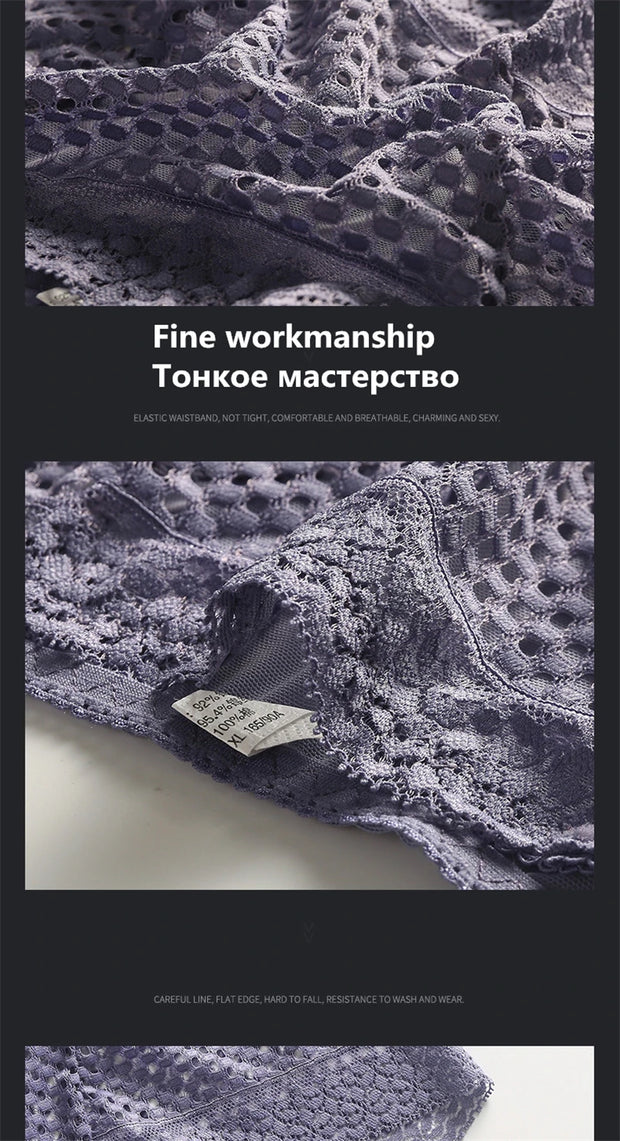Underwear women plus size sexy  lingerie hollow lace lenceria sensual mujer ladies panties briefs ropa interior mujer tanga new