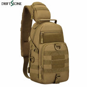 Tactical Shoulder Bag Waterproof Oxford Chest Bag Outdoor Sports Sling Backpack for Hunting Hiking Camping