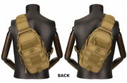 Tactical Shoulder Bag Waterproof Oxford Chest Bag Outdoor Sports Sling Backpack for Hunting Hiking Camping
