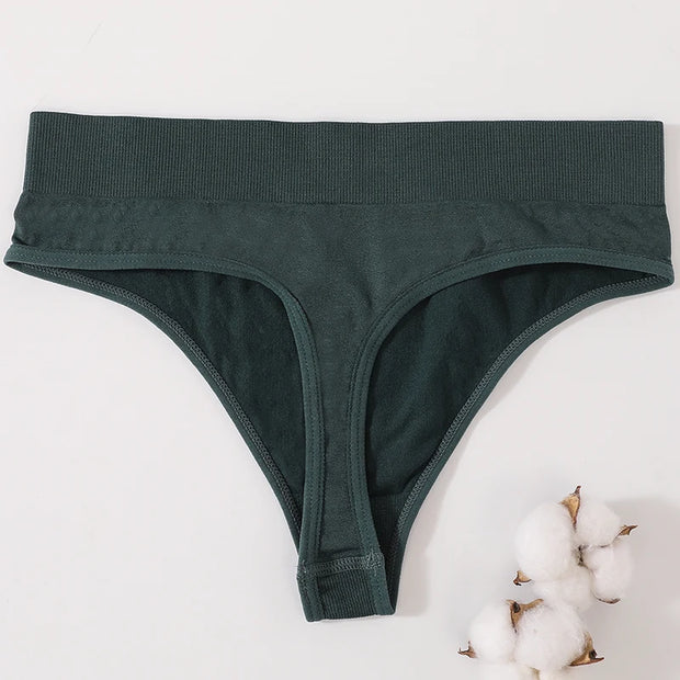 1PC/2PCS Women Panties High Waist Sexy Thongs Bodyshaper High-Leg Panty Female Underpant Fitness Underwear Seamless Panties