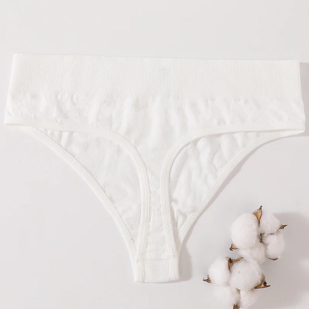1PC/2PCS Women Panties High Waist Sexy Thongs Bodyshaper High-Leg Panty Female Underpant Fitness Underwear Seamless Panties