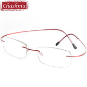 Chashma Brand Titanium Reading Glasses Super Light Myopia Optical Prescription Glasses Frame for Male and Female