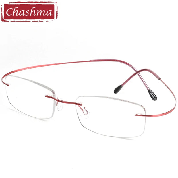 Chashma Brand Titanium Reading Glasses Super Light Myopia Optical Prescription Glasses Frame for Male and Female