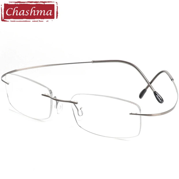 Chashma Brand Titanium Reading Glasses Super Light Myopia Optical Prescription Glasses Frame for Male and Female