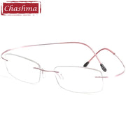 Chashma Brand Titanium Reading Glasses Super Light Myopia Optical Prescription Glasses Frame for Male and Female