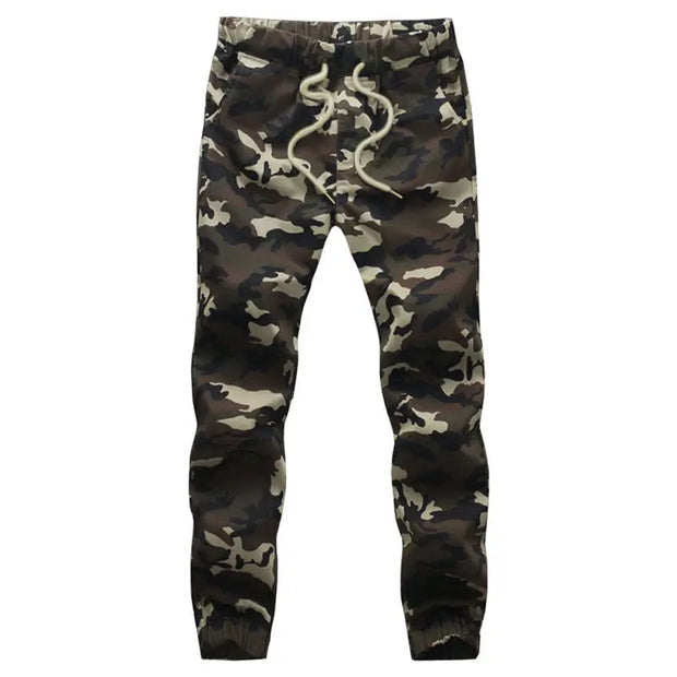 Cotton Mens Jogger Autumn Pencil Harem Pants 2025 Men Camouflage Military Pants Loose Comfortable Cargo Trousers Camo Jogger