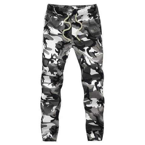 Cotton Mens Jogger Autumn Pencil Harem Pants 2025 Men Camouflage Military Pants Loose Comfortable Cargo Trousers Camo Jogger