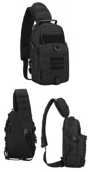 Tactical Shoulder Bag Waterproof Oxford Chest Bag Outdoor Sports Sling Backpack for Hunting Hiking Camping