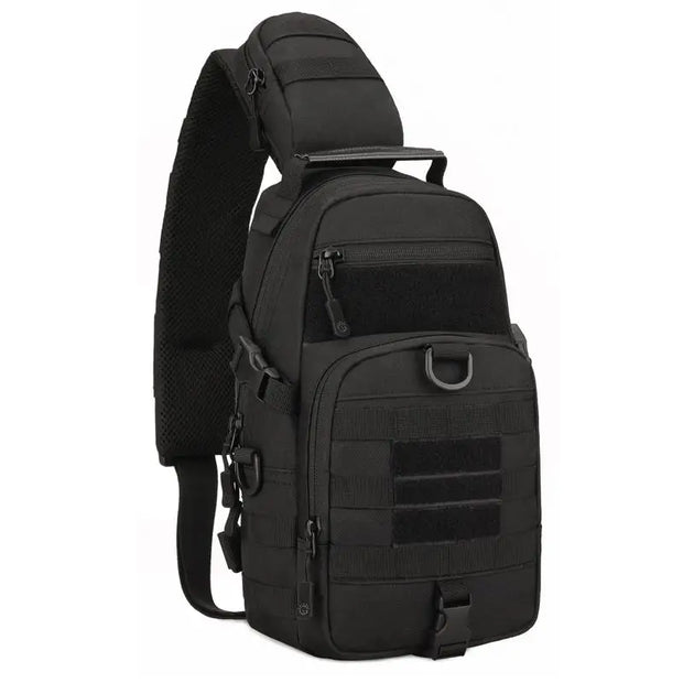 Tactical Shoulder Bag Waterproof Oxford Chest Bag Outdoor Sports Sling Backpack for Hunting Hiking Camping