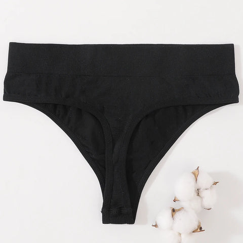 1PC/2PCS Women Panties High Waist Sexy Thongs Bodyshaper High-Leg Panty Female Underpant Fitness Underwear Seamless Panties