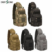 Tactical Shoulder Bag Waterproof Oxford Chest Bag Outdoor Sports Sling Backpack for Hunting Hiking Camping