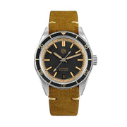 San Martin 39.5mm Men Dive Watch Vintage Distressed Effect NH35 Automatic Mechanical Watch Waterproof 200m C3 Lume SN0116 Reloj
