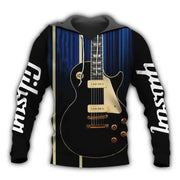Mens 3d Guitar Printed Fashion Hoodie Daily European Size Sweatshirt Musical Moletom Female Psychedelic Clothes Wholesaler