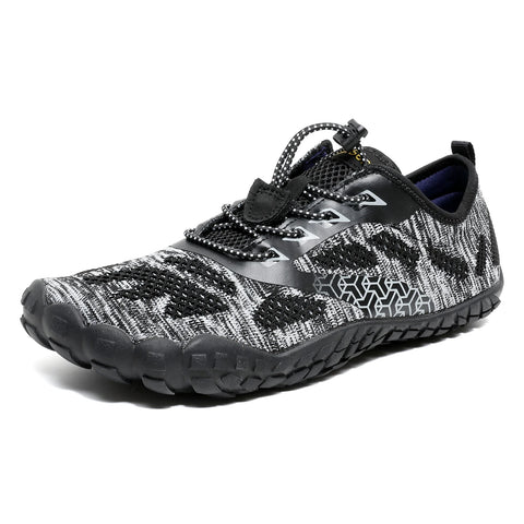 Wide Toe Zero Barefoot Shoes Mens Minimalist Water Shoes Breathable for Walking Rock Climbing Wrestling Trail Running Sneakers