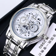 ORUSS New Style Fashion Brand Men's Quartz Watch Luxury Roman Dial Luminous Waterproof Sports Automatic Date Business Man Watch