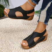 Women Wedges Sandals 2024 Summer New Elegant Outdoor Sandals for Women Walking Soft Female Footwear Sandals Zapatos De Mujer