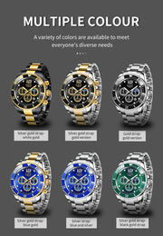 LIGE Men Watch Fashion Full Steel Military Waterproof Quartz Watches for Men Top Brand Luxury Military Chronograph Montre Homme