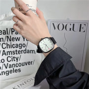 Brand Quartz Watch Youth Student Watch Vintage Square Dial Leather Belt Wristwatch Casual Fashion Men Women Gift Clock Wholesale