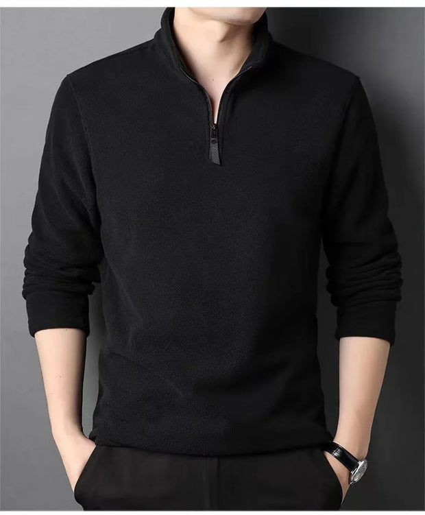 Sweatwear Mens Anti-pilling High Quality Knitted Turtleneck Sweater Slim Fit Long Sleeve Pullover Solid Color Trend Men Clothing