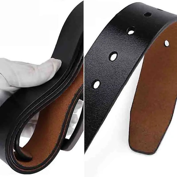 Plus Size 105 110 120 130 140 150 160 170cm Belt for Men Women Genuine leather Alloy Metal Pin Buckle Waist Betls Straps 2023