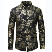 FGKKS 2024 Casual Shirt For Men Printed Fashion Breathable Trend Top High Quality Design Hot Street Wear Shirt Male