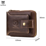 BULLCAPTAIN Brand Men's Wallet Genuine Leather Purse Male Rfid Wallet Multifunction Storage Bag Coin Purse Wallet's Card Bags