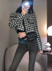Flare Gray Pants for Woman Bell Bottom Women's Jeans Flared with Pockets Trousers Low Rise Waist 2000s Y2k Good Quality R Summer