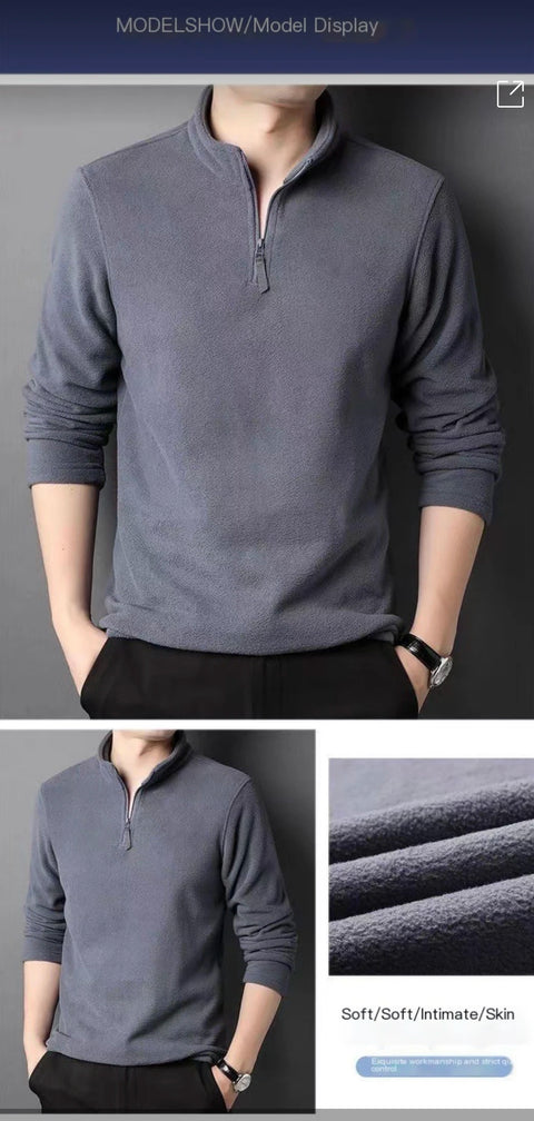 Sweatwear Mens Anti-pilling High Quality Knitted Turtleneck Sweater Slim Fit Long Sleeve Pullover Solid Color Trend Men Clothing