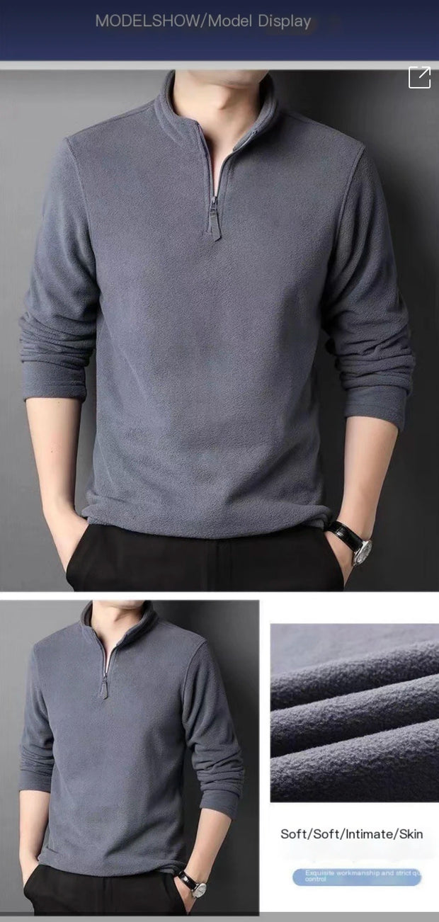 Sweatwear Mens Anti-pilling High Quality Knitted Turtleneck Sweater Slim Fit Long Sleeve Pullover Solid Color Trend Men Clothing