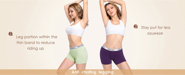 Women’s Boxer Briefs Seamless Boy Shorts Panties Soft Stretch Cotton Ladies Safety Pants Female Anti Chafing Boy Shorts Panties