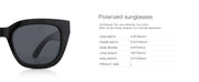 ZENOTTIC Fashion Butterfly Polarized Sunglasses for Women UV400 Protection Shade Ladies Cat Eye Sun Glasses