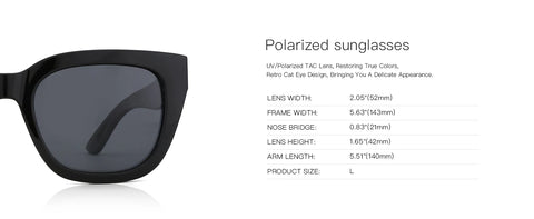ZENOTTIC Fashion Butterfly Polarized Sunglasses for Women UV400 Protection Shade Ladies Cat Eye Sun Glasses