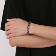 8mm Singular Byzantine Chain Bracelet & Necklace - Stainless Steel 316L - KB170399-KJX