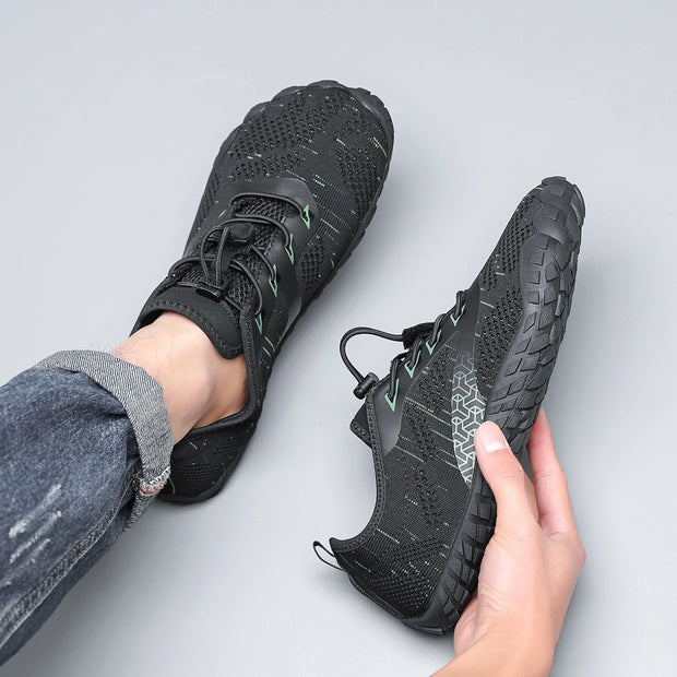 Wide Toe Zero Barefoot Shoes Mens Minimalist Water Shoes Breathable for Walking Rock Climbing Wrestling Trail Running Sneakers
