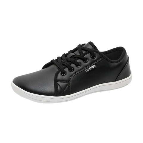 Men's Wide-toe Barefoot Shoes Lightweight Soft-soled Casual Walking Minimalist Breathable Artificial Leather Low-top Sneakers