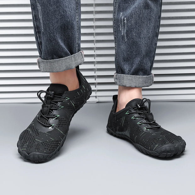 Wide Toe Zero Barefoot Shoes Mens Minimalist Water Shoes Breathable for Walking Rock Climbing Wrestling Trail Running Sneakers