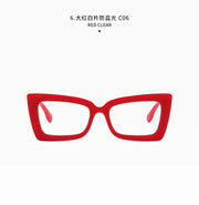 Fashion Big Frame Cat Eye Optical Eyeglasses Men Women Trend Brand Designer Reading Computer Anti Blue Light Eyeglasses Unisex