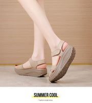 Women Sandals Wedge Heels Sandals Summer Shoes For Women Elegant Heeled Sandalias Mujer Summer Footwear Female Wedges Shoes New