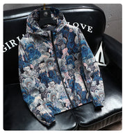 Rose Jacket Hooded Jackets for Men Fashion Trends Mountaineering Lightweight Puffer Men Climbing Clothes Men's Clothing Man Coat