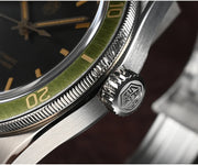 San Martin 39.5mm Men Dive Watch Vintage Distressed Effect NH35 Automatic Mechanical Watch Waterproof 200m C3 Lume SN0116 Reloj