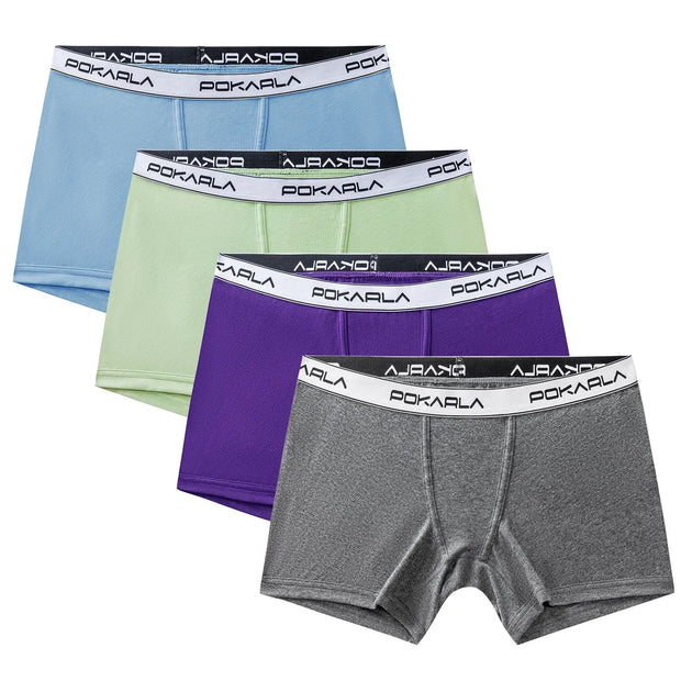 Women’s Boxer Briefs Seamless Boy Shorts Panties Soft Stretch Cotton Ladies Safety Pants Female Anti Chafing Boy Shorts Panties