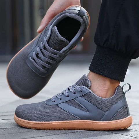 Men's and Women's Wide Toe Barefoot Shoes Outdoor Hiking Shoe Minimalist Running Shoes Lightweight and Breathable Walking Shoes