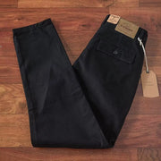 Retro Waed Pure Cotton Men's Loose Straight Leg Long Pants Heavy Du Thiened Wear Resistant Workwear Casual Trousers