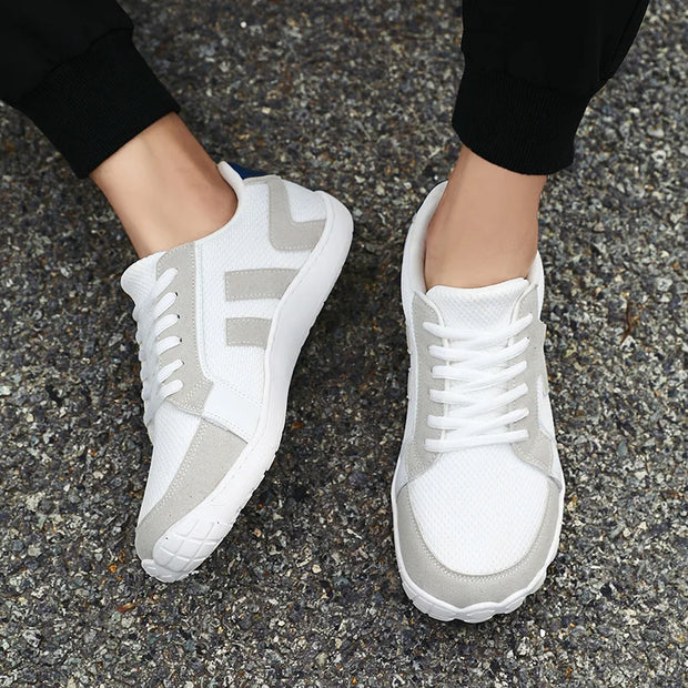 2024 Men Barefoot Shoes Outdoor Walking Flat Shoe Wear-resisting Loafers Men's Casual Sneaker Minimalist Wide Toe Big Size 44