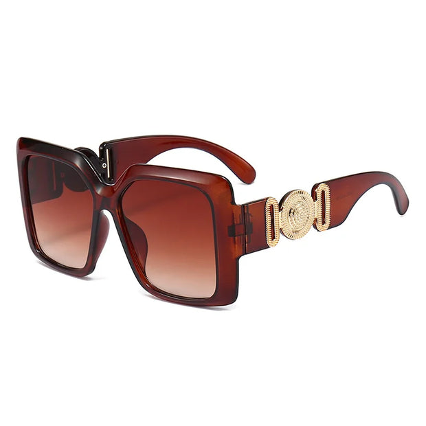 INS Popular Square Sunglasses Women Luxury Retro Brand Men Trending Travel Sun Glasses Female Shades UV400 Oculus
