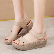 Women Sandals Wedge Heels Sandals Summer Shoes For Women Elegant Heeled Sandalias Mujer Summer Footwear Female Wedges Shoes New