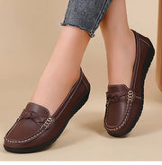 Woman Shoes 2025 New Soft Leather Flat Shoes Women's Loafers Flats Casual Shoes Women Footwear Female White Zapatos De Mujer