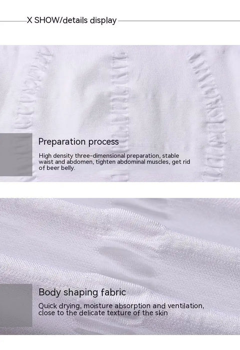 2/1Men's Compression Body Shaper Tank Top, Slimming Vest