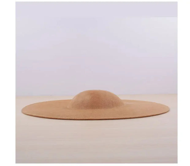40CM Big Fascinators Base Wedding Millinery Supplies DIY Hair Accessories Hat Women Kentucky Derby Large Fascinator Base